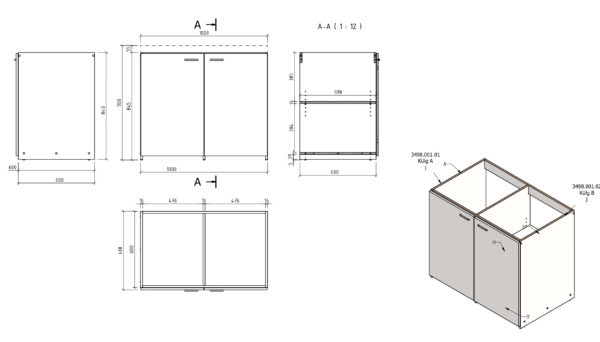 Miniköök valamu ja 2 malmplaadiga - Image 5