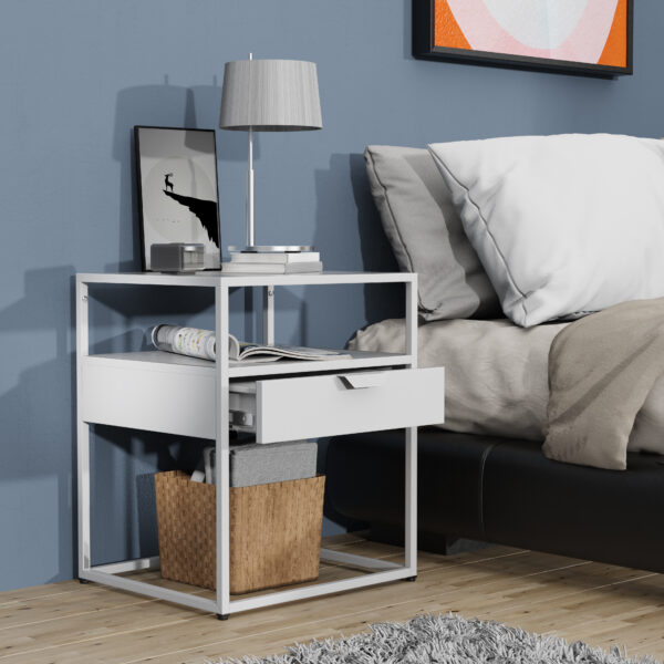 Öökapp Flokas M,valge - Image 3