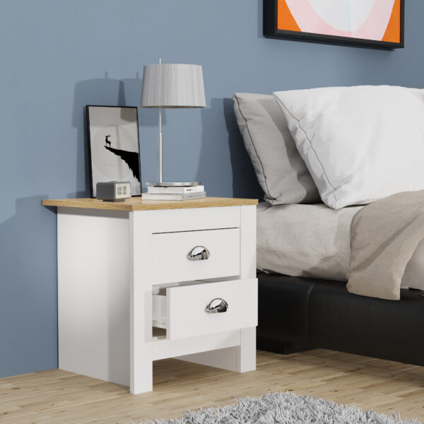 Öökapp Balusa,valge/meetamm - Image 3