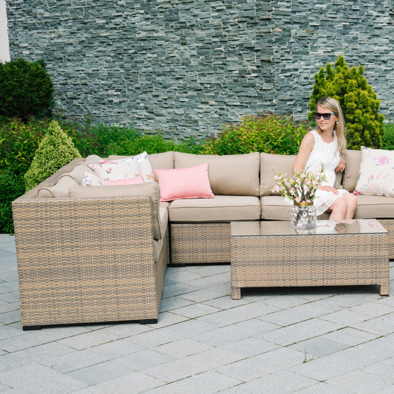 Diivani nurgamoodul SEVILLA, cappuccino