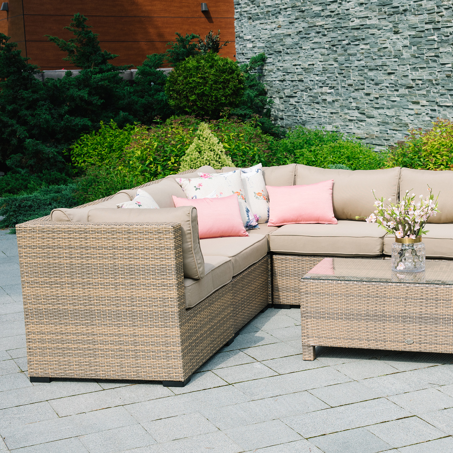 Diivani nurgamoodul SEVILLA, cappuccino