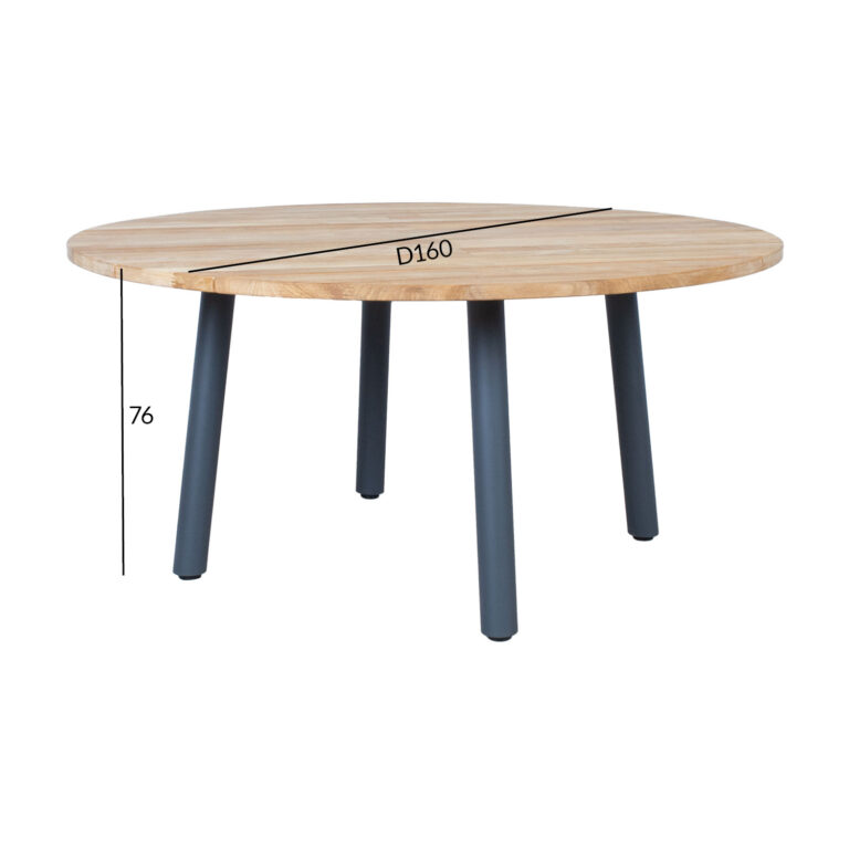 Laud MARLINE D160xH76cm, tiikpuu - Image 4