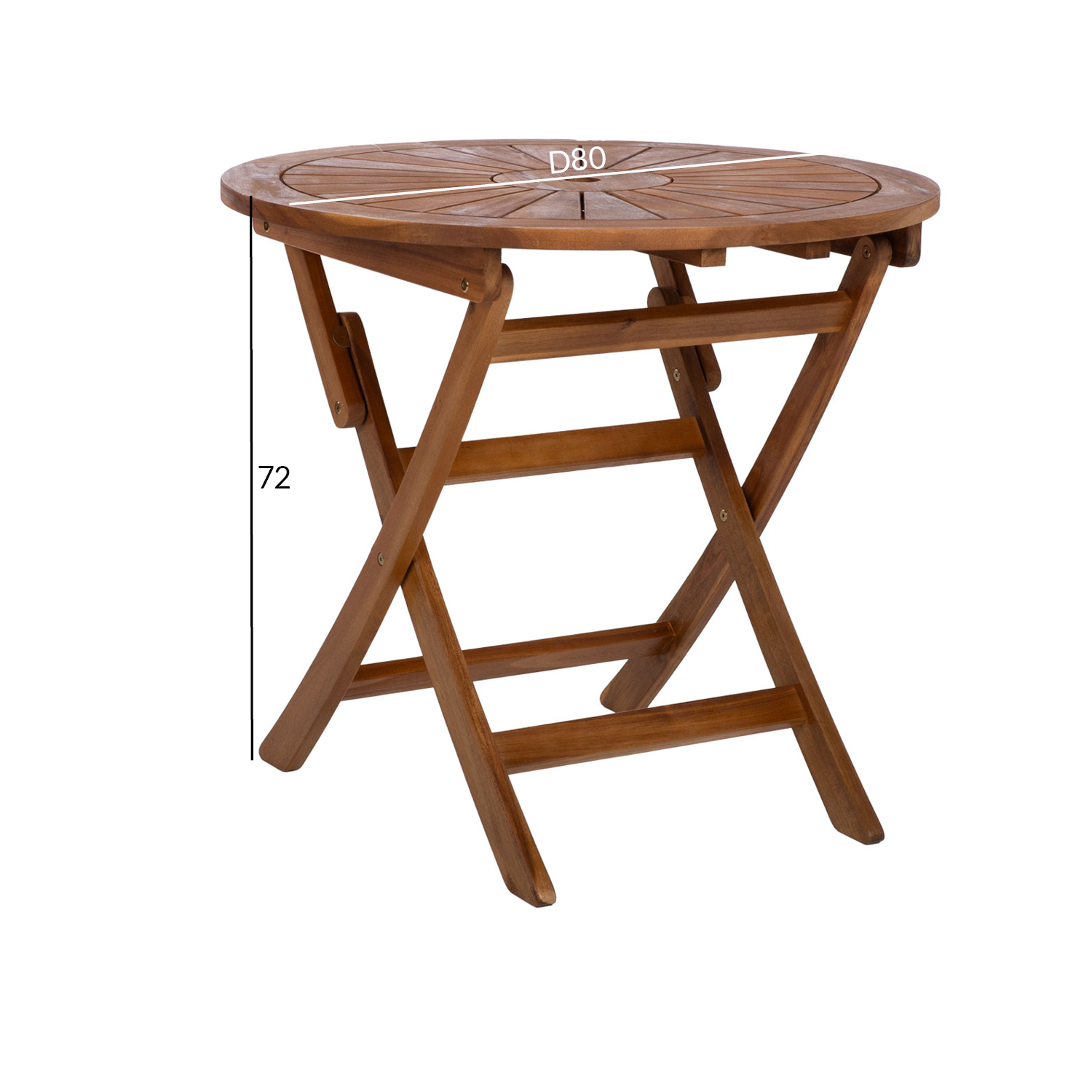 Laud FABIOLA D80xH72cm, akaatsia