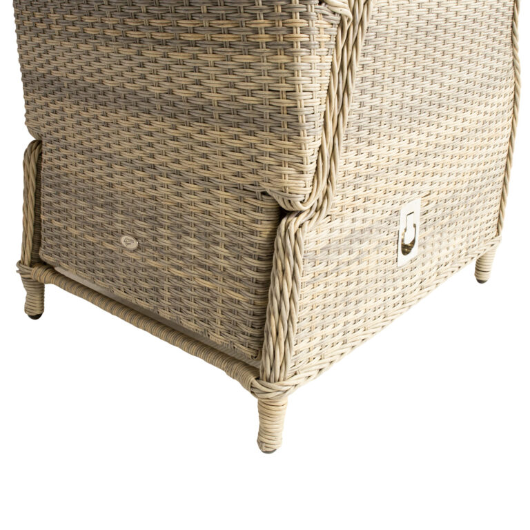 Aiamööblikomplekt BASEL laud, diivan, 2 tooli ja 2 tumbat - Image 5