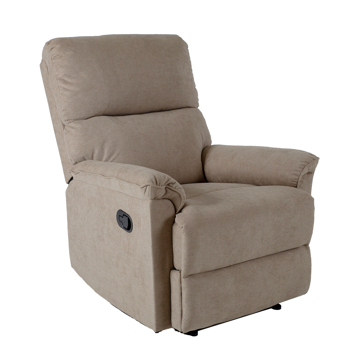 Tugitool GUSTAV manuaalne recliner 80x92xH104cm, tumebeež