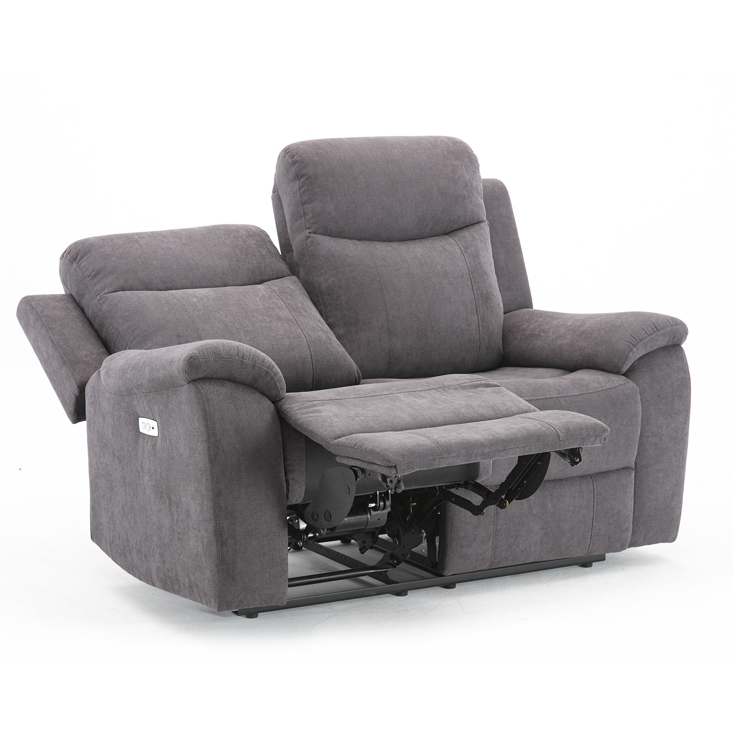 Diivan MILO 2-kohaline elektriline recliner 155x96xH103cm, hall
