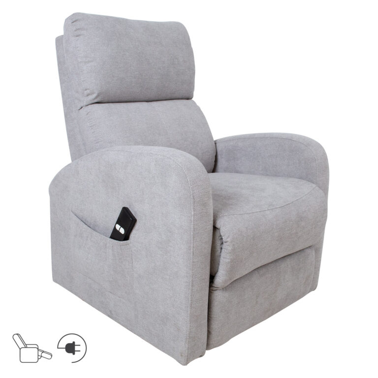 Tugitool BARNY elektriline lift recliner 72x93xH104cm, helehall