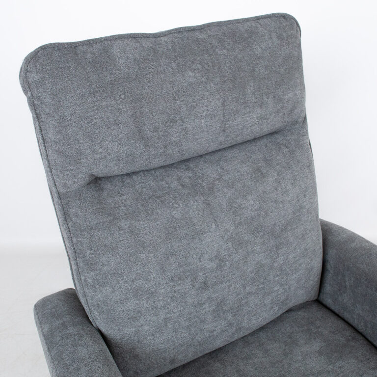Tugitool EDDY kiikuv ja pöörlev manuaalne recliner 76x96xH103cm, hall - Image 6