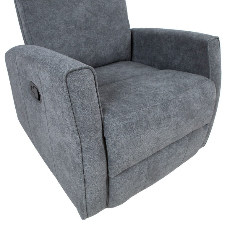 Tugitool EDDY kiikuv ja pöörlev manuaalne recliner 76x96xH103cm, hall - Image 7