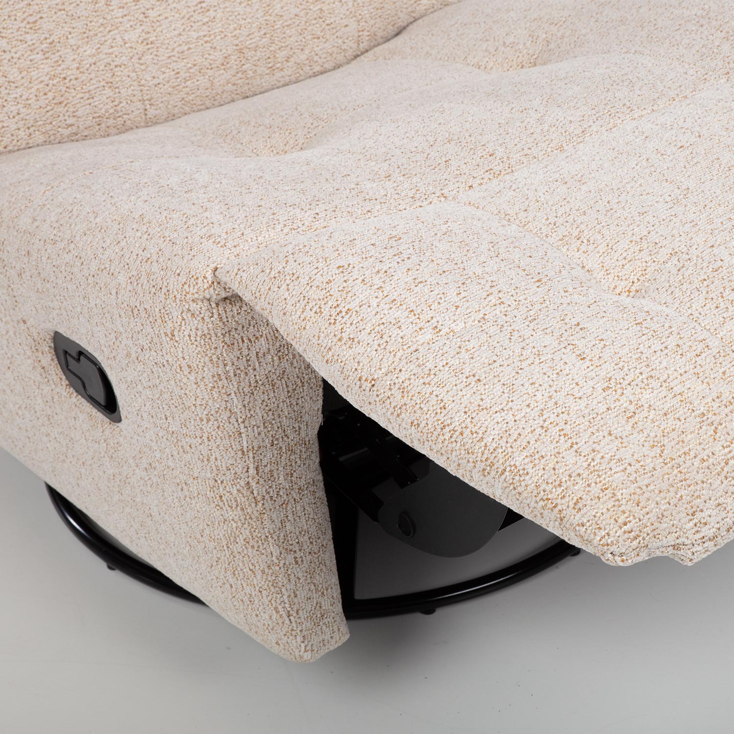 Tugitool WILLA manuaalne recliner, pöörlev ja kiikuv 82x97xH96cm, beež