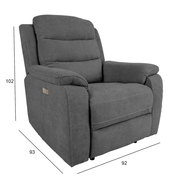 Tugitool MIMI elektriline recliner 92x93xH102cm, hall - Image 15