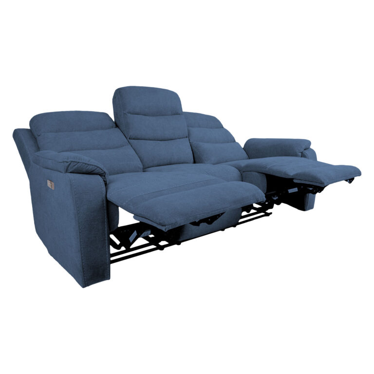 Diivan MIMI 3-kohaline elektriline recliner 208x93xH102cm, sinine - Image 2