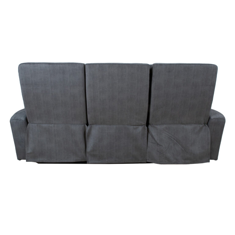 Diivan GASTON 3-kohaline elektriline recliner 206x85xH104cm, hall samet - Image 4