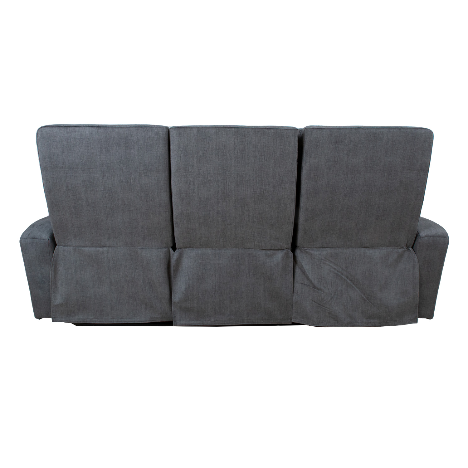 Diivan GASTON 3-kohaline elektriline recliner 206x85xH104cm, hall samet