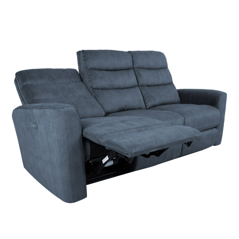 Diivan GASTON 3-kohaline elektriline recliner 206x85xH104cm, sinine - Image 2