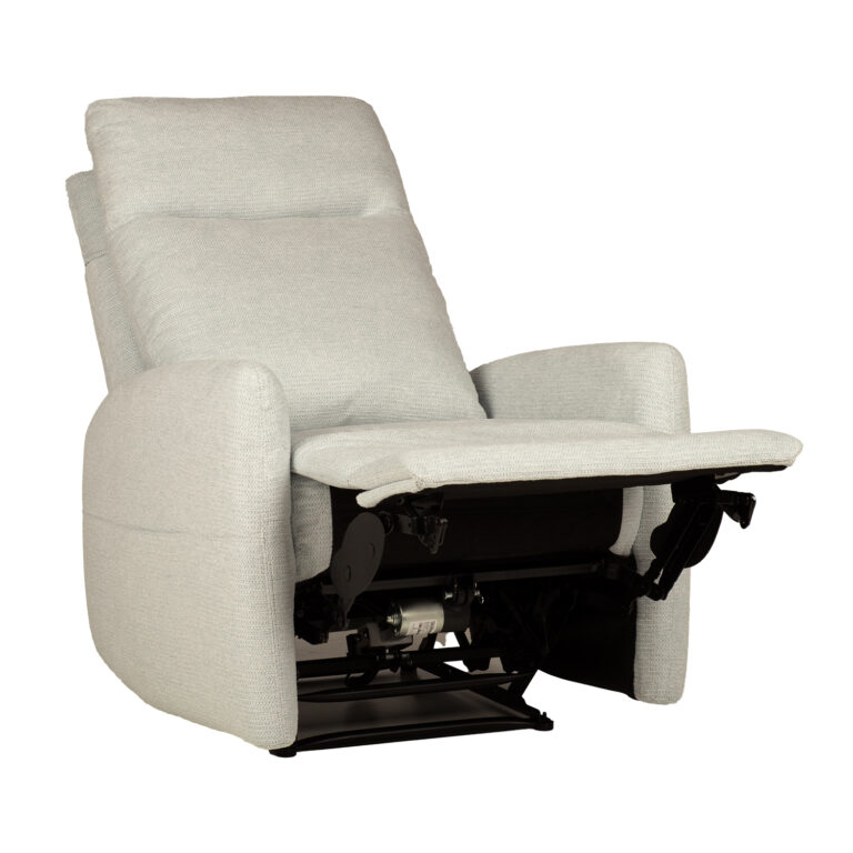 Tugitool KATY elektriline recliner massaažifunktsiooniga 78x97xH100cm, sinakasvalge - Image 2