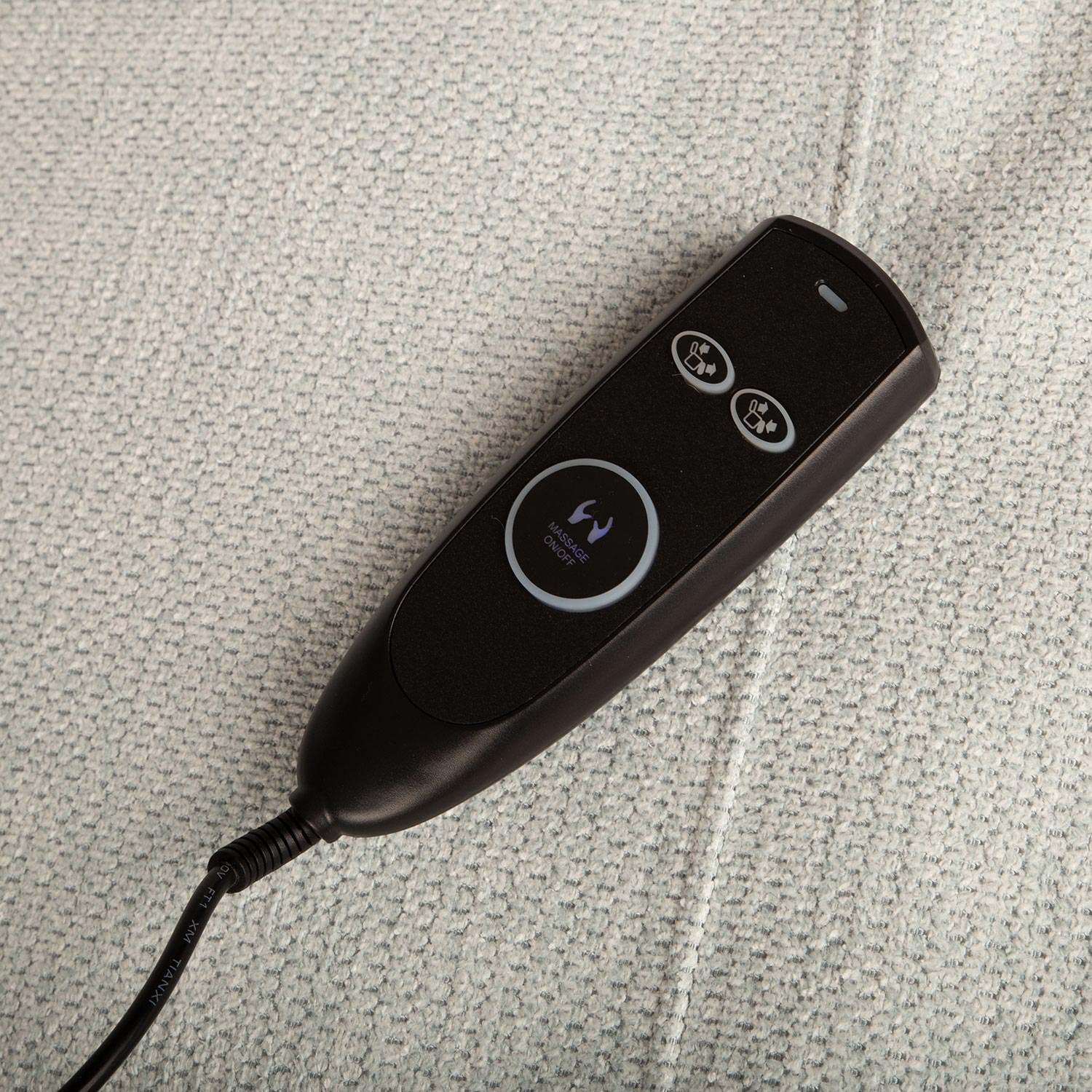 Tugitool KATY elektriline recliner massaažifunktsiooniga 78x97xH100cm, sinakasvalge