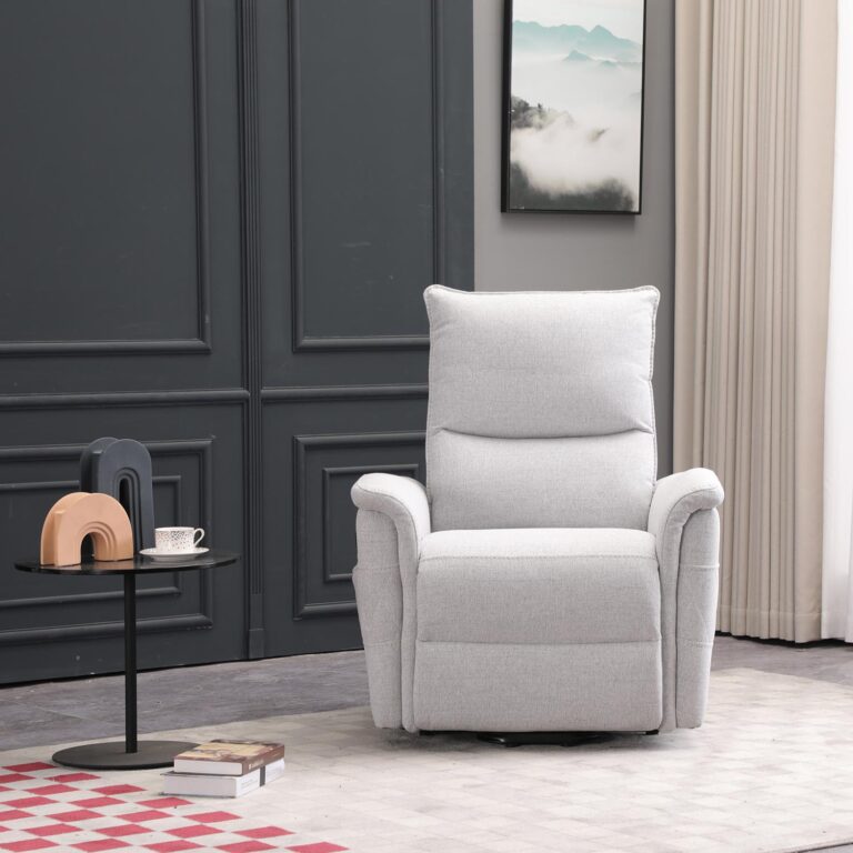 Tugitool GIANNI elektriline lift recliner 85x86xH106cm, hallikasvalge - Image 5