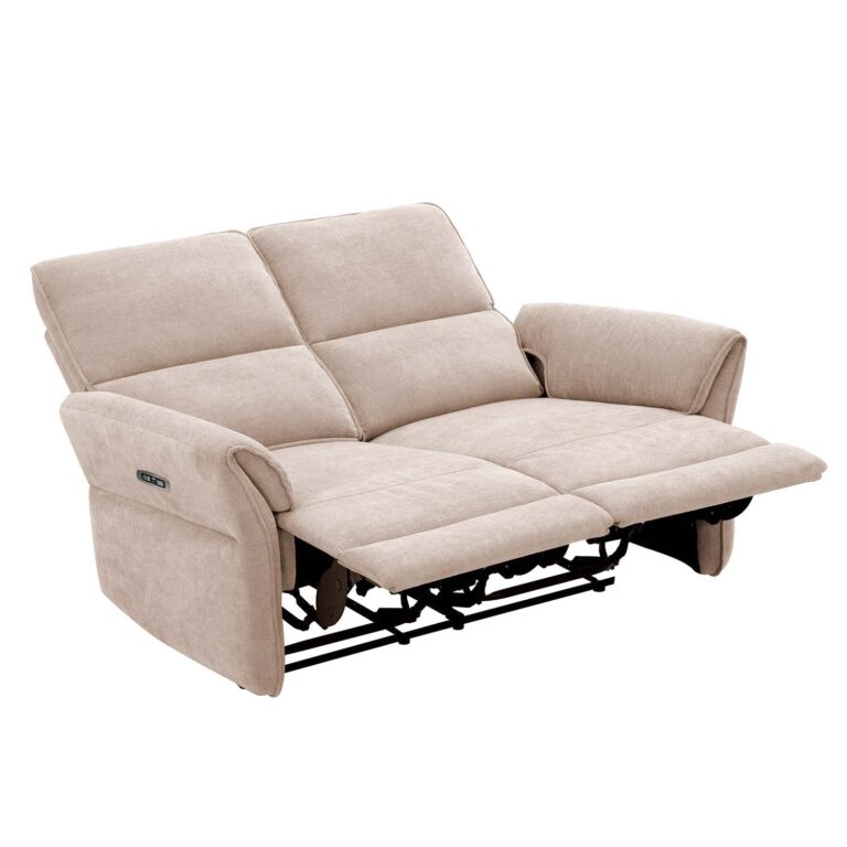 Diivan DAMIKA 2-kohaline elektriline recliner 143x92xH103cm, helepruun - Image 2