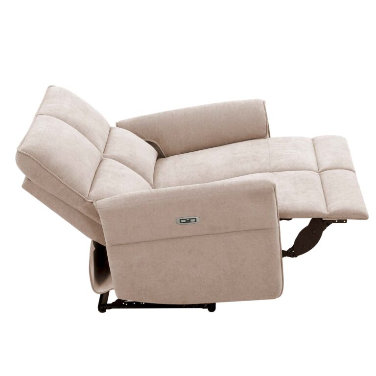 Diivan DAMIKA 2-kohaline elektriline recliner 143x92xH103cm, helepruun - Image 4