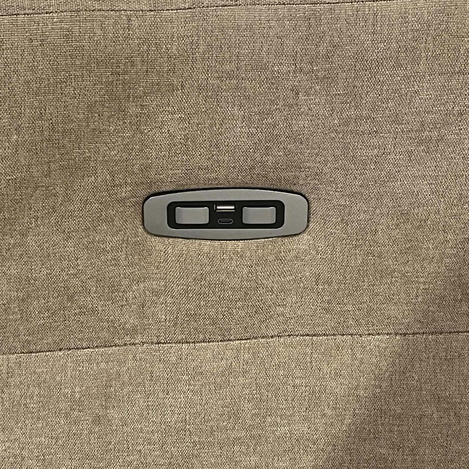 Diivan DAMIKA 2-kohaline elektriline recliner 143x92xH103cm, helepruun