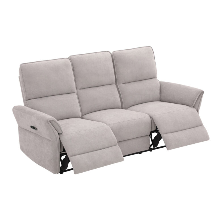 Diivan DAMIKA 3-kohaline elektriline recliner 200x92xH103cm, hall - Image 2