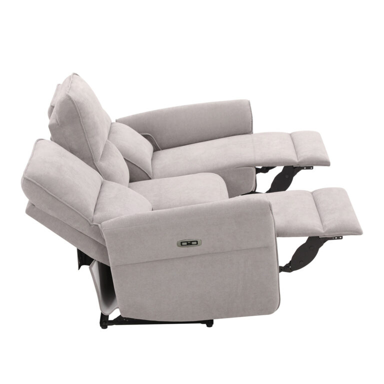 Diivan DAMIKA 3-kohaline elektriline recliner 200x92xH103cm, hall - Image 3
