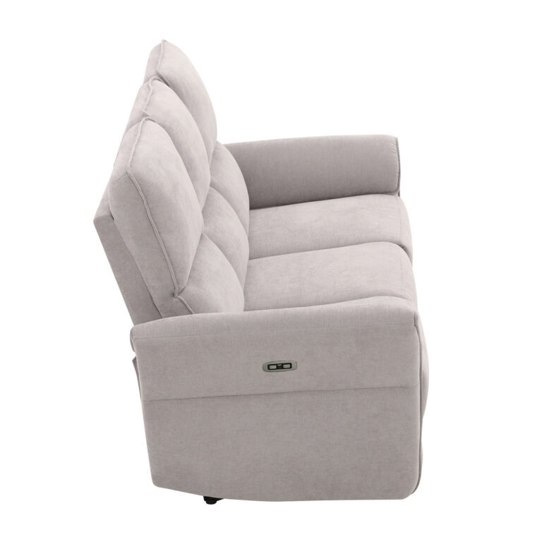 Diivan DAMIKA 3-kohaline elektriline recliner 200x92xH103cm, hall - Image 6