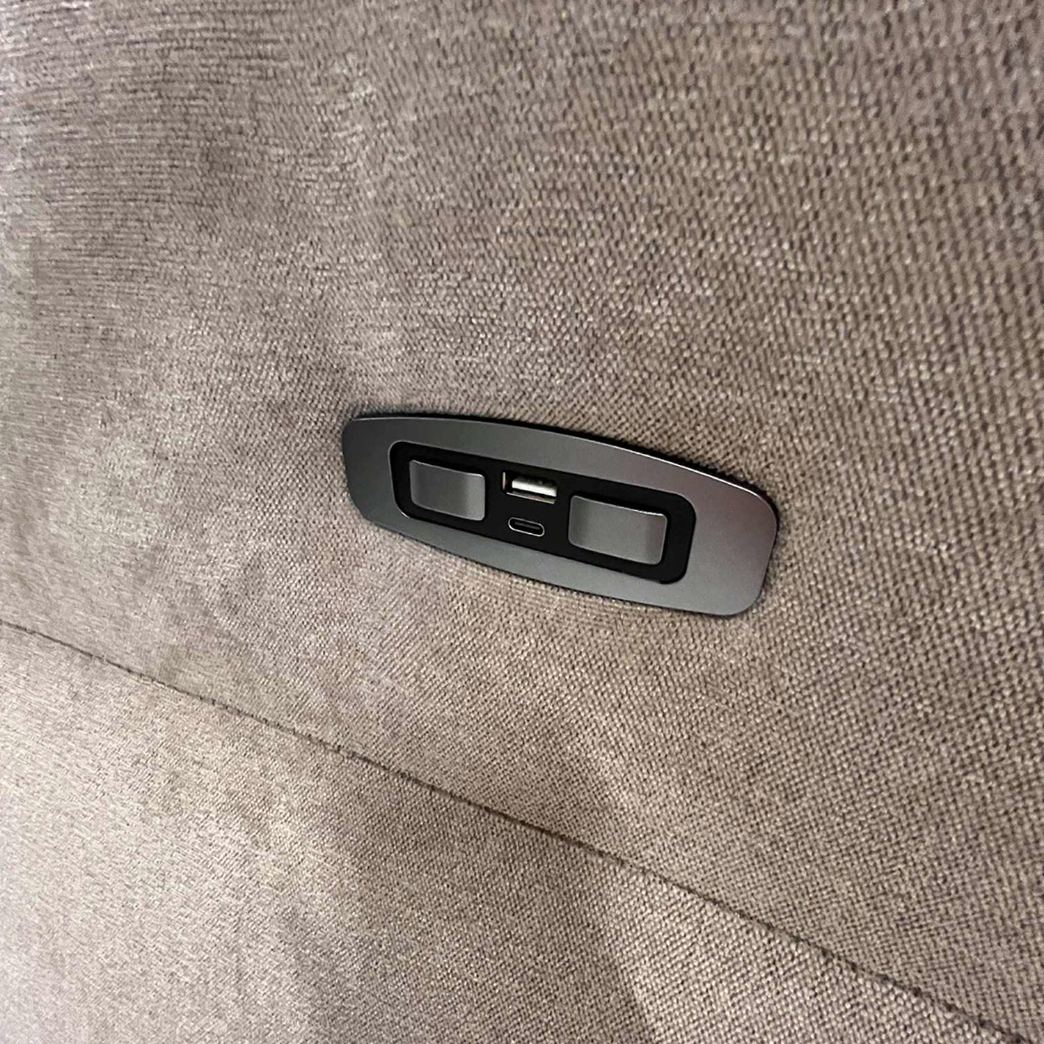 Diivan DAMIKA 3-kohaline elektriline recliner 200x92xH103cm, hall