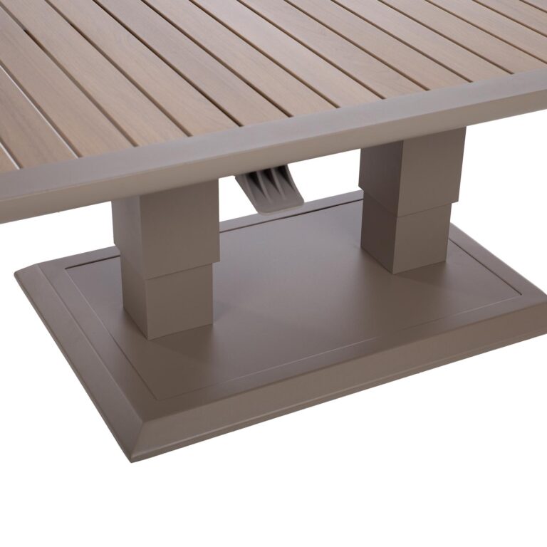 Laud MARENDA 150x90xH52-75cm, hallikasbeež - Image 3