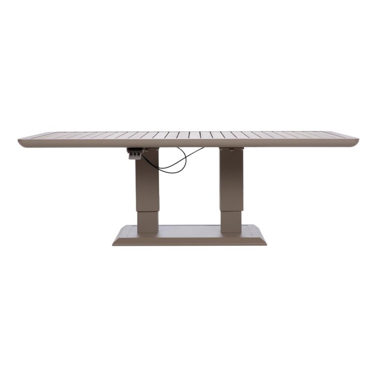 Laud MARENDA 150x90xH52-75cm, hallikasbeež - Image 5