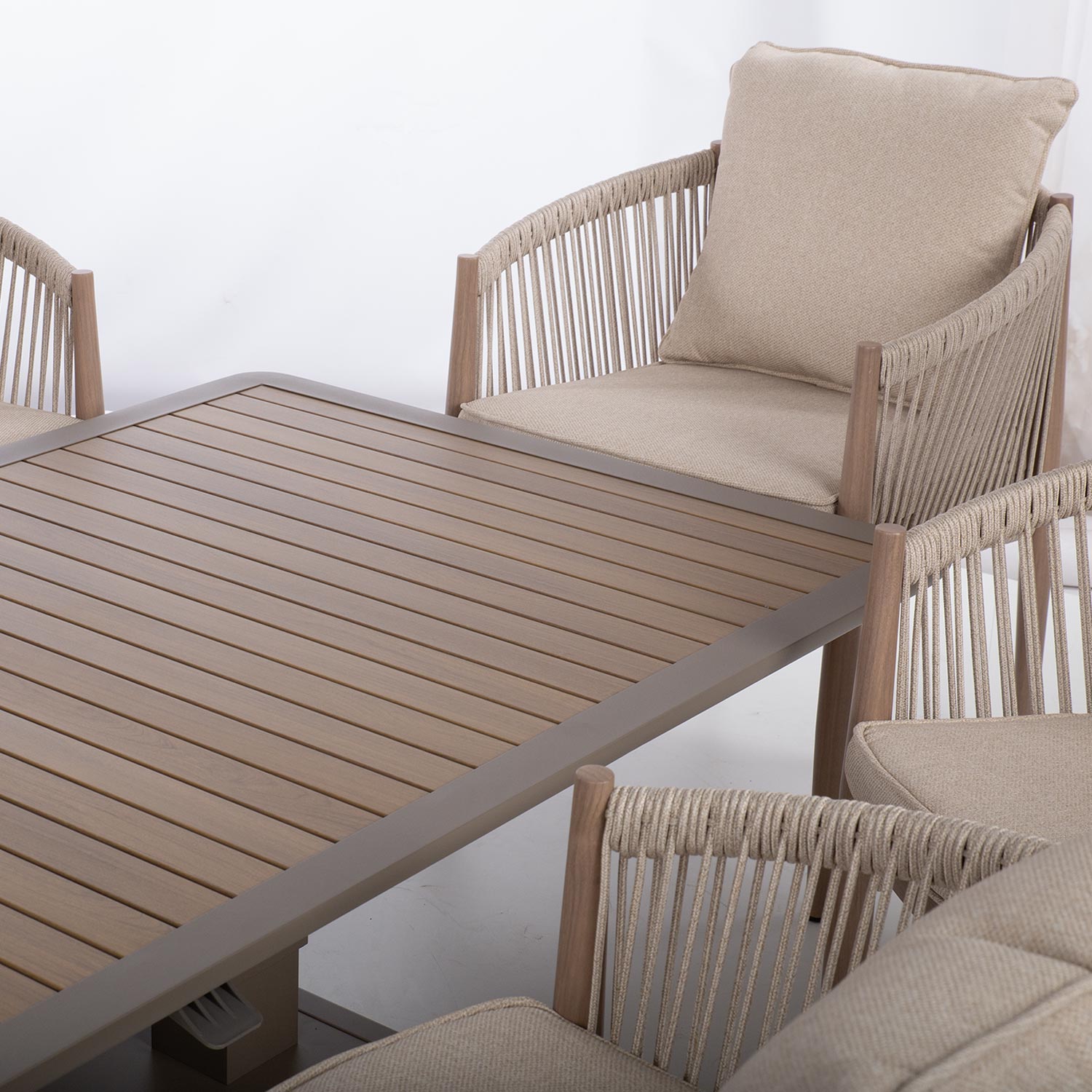 Laud MARENDA 150x90xH52-75cm, hallikasbeež