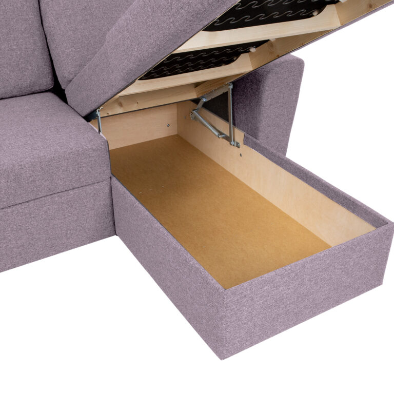 Nurgadiivanvoodi INGMAR 242x168/92xH92cm, vanaroosa - Image 7