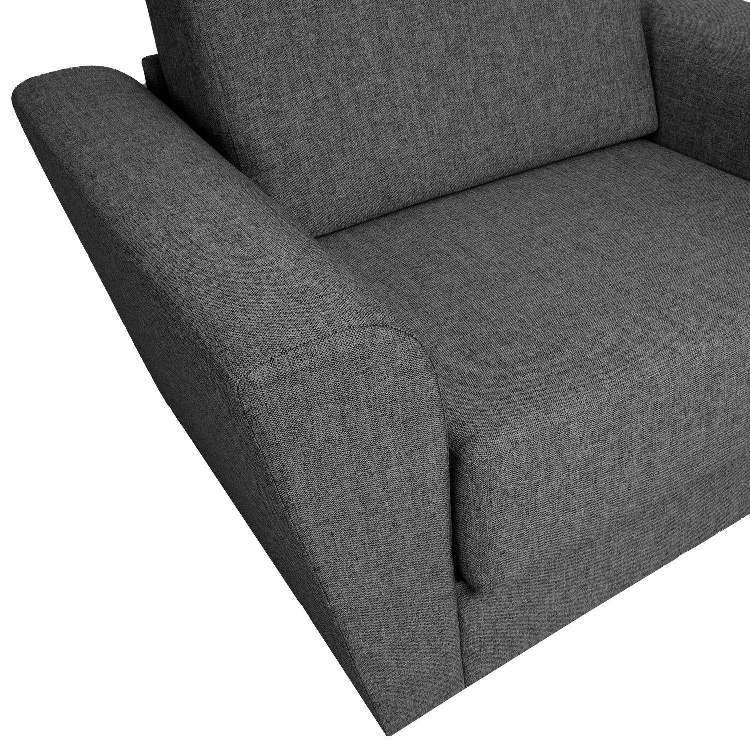 Tugitoolvoodi VESPER 112x83xH86cm, tumehall