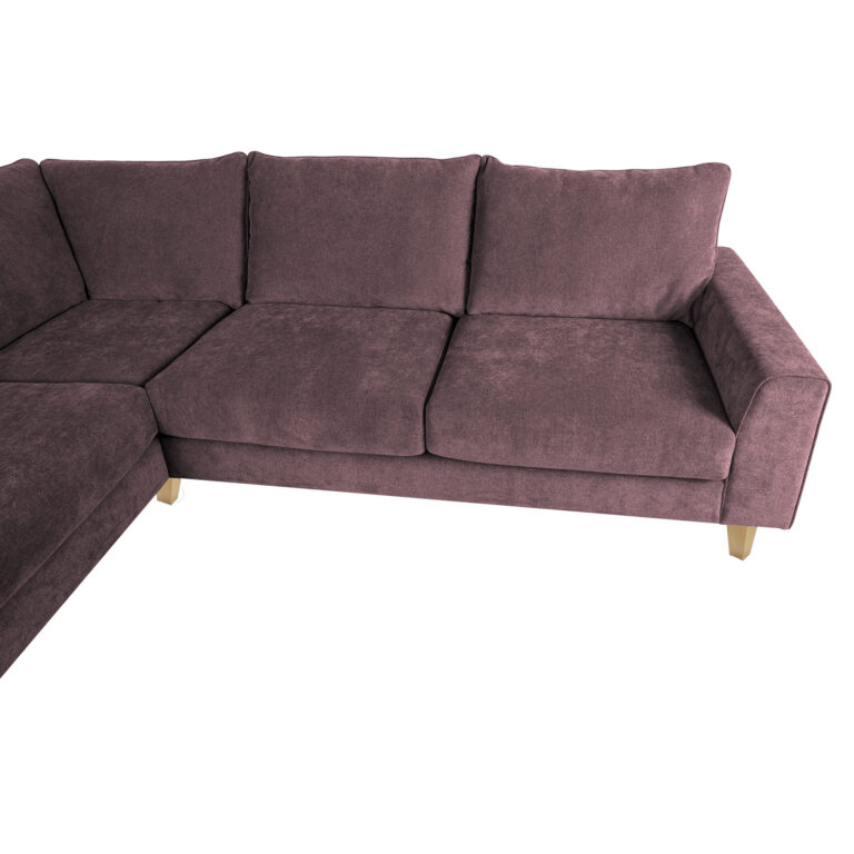 Nurgadiivan LAYLA VN 265x94x208xH90cm, hallikasroosa - Image 4