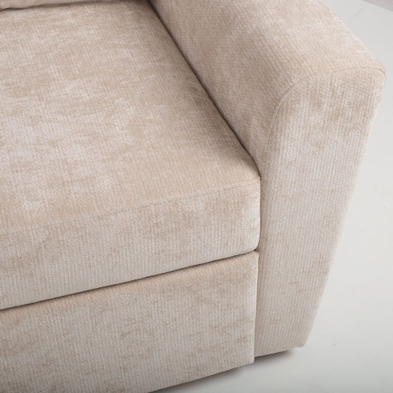 Nurgadiivanvoodi INGA 217x92/160xH92cm, beež sametine - Image 7