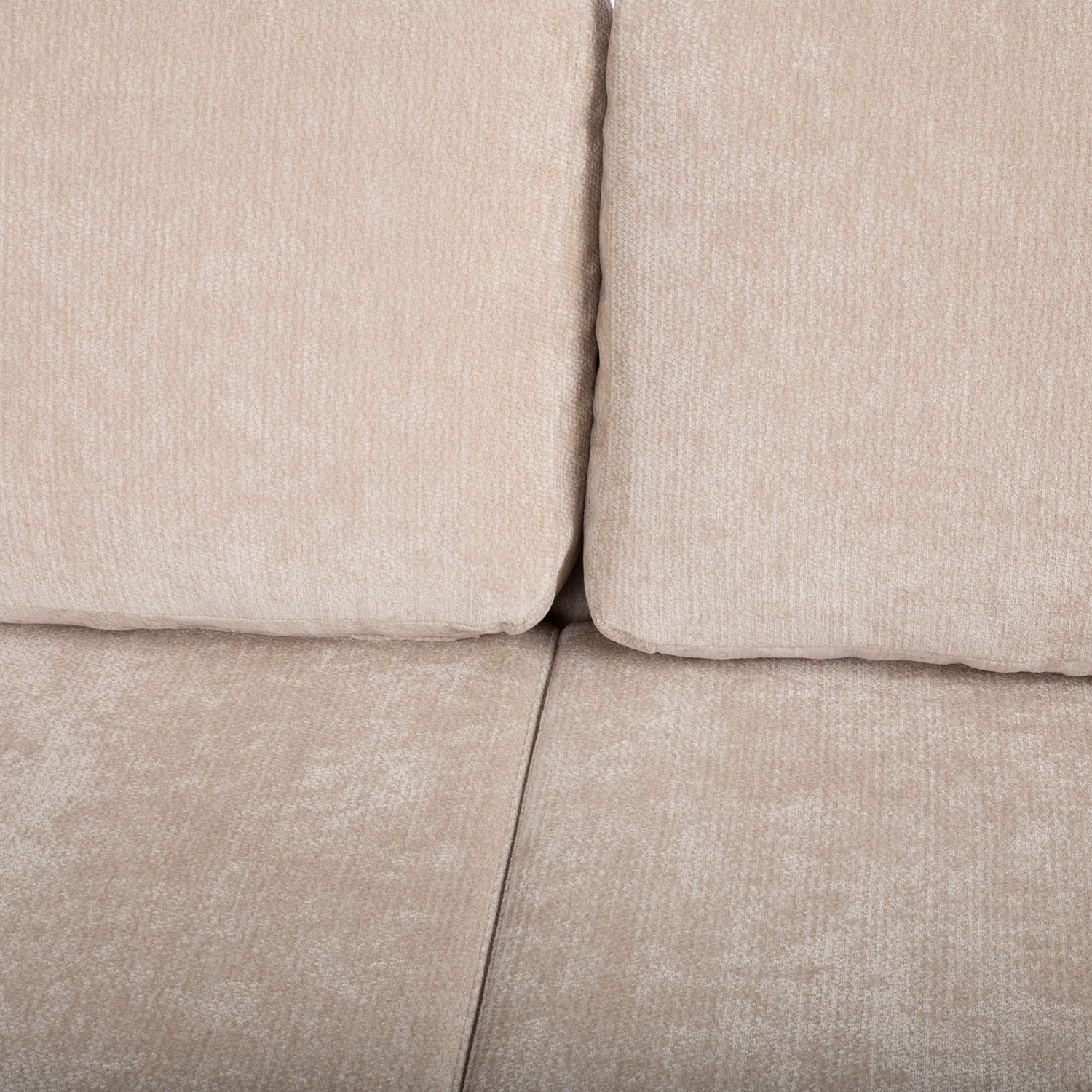 Nurgadiivanvoodi INGA 217x92/160xH92cm, beež sametine