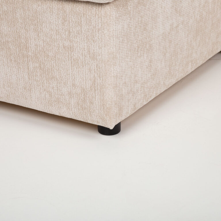 Nurgadiivanvoodi INGA 217x92/160xH92cm, beež sametine - Image 9