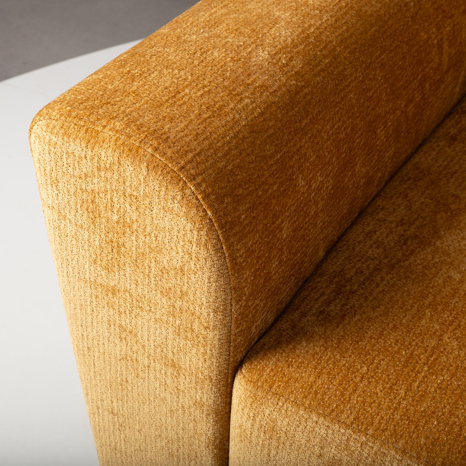 Nurgadiivanvoodi INGA 217x92/160xH92cm, kollane