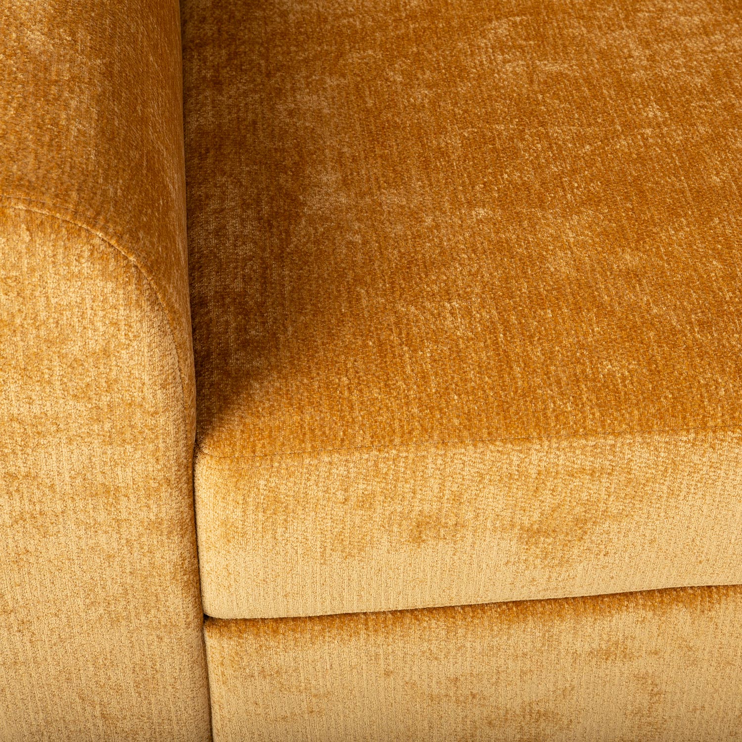 Nurgadiivanvoodi INGA 217x92/160xH92cm, kollane