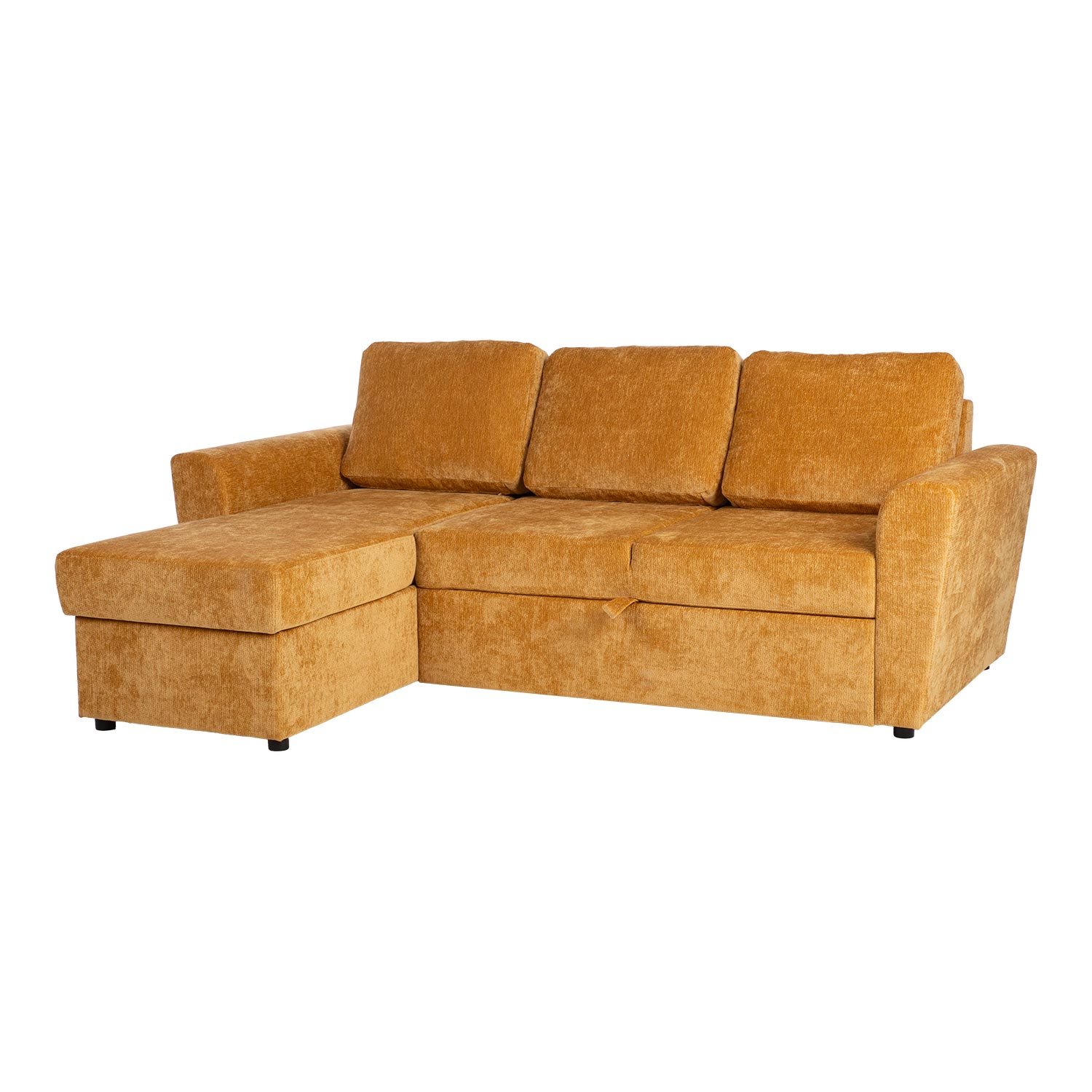 Nurgadiivanvoodi INGA 217x92/160xH92cm, kollane