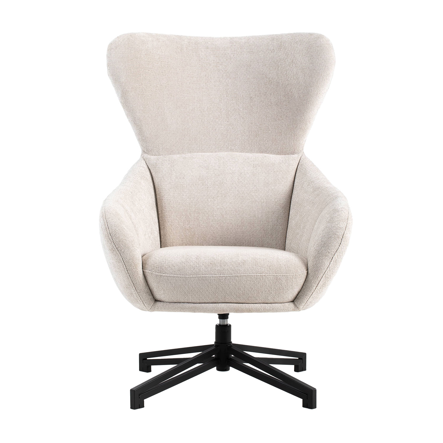 Tugitool LIONEL 75x80xH110cm, valge