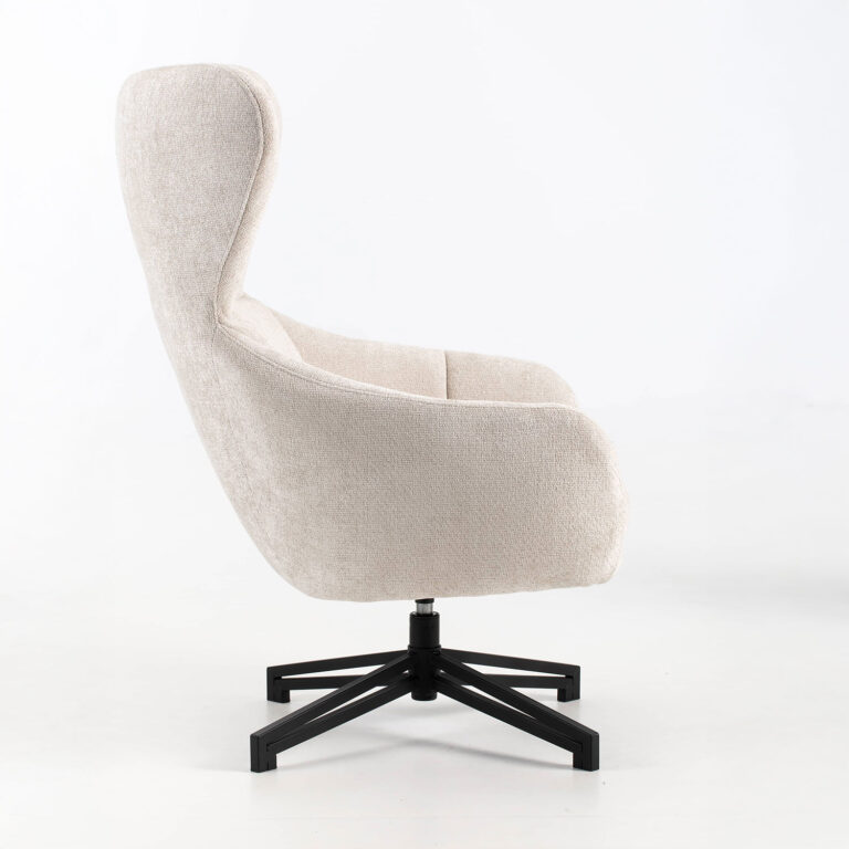 Tugitool LIONEL 75x80xH110cm, valge - Image 3