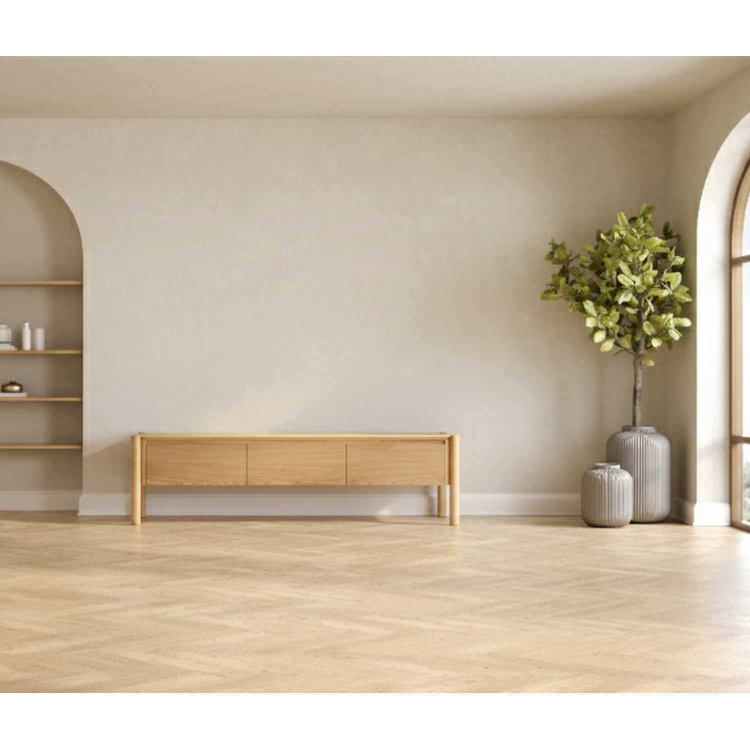 TV laud GARDENIA 183x43xH50,5cm, tamm