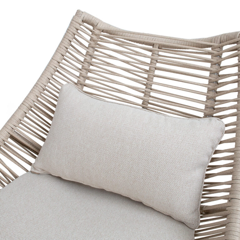 Aiamööblikomplekt HELSINKI diivan, 2 tooli ja 2 lauda, beež - Image 3