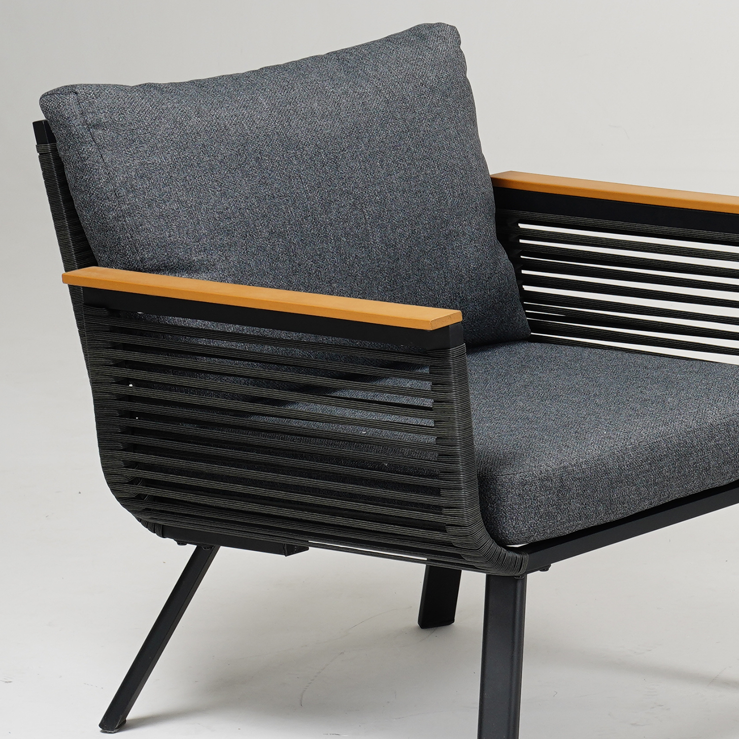 Aiamööblikomplekt MALAGA laud, diivan ja 2 tooli