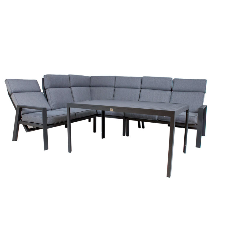 Aiamööblikomplekt CASTEN laud ja nurgadiivan - Image 2