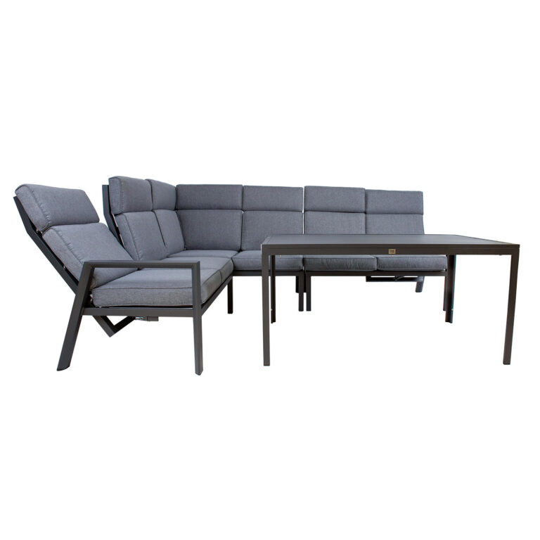 Aiamööblikomplekt CASTEN laud ja nurgadiivan - Image 4
