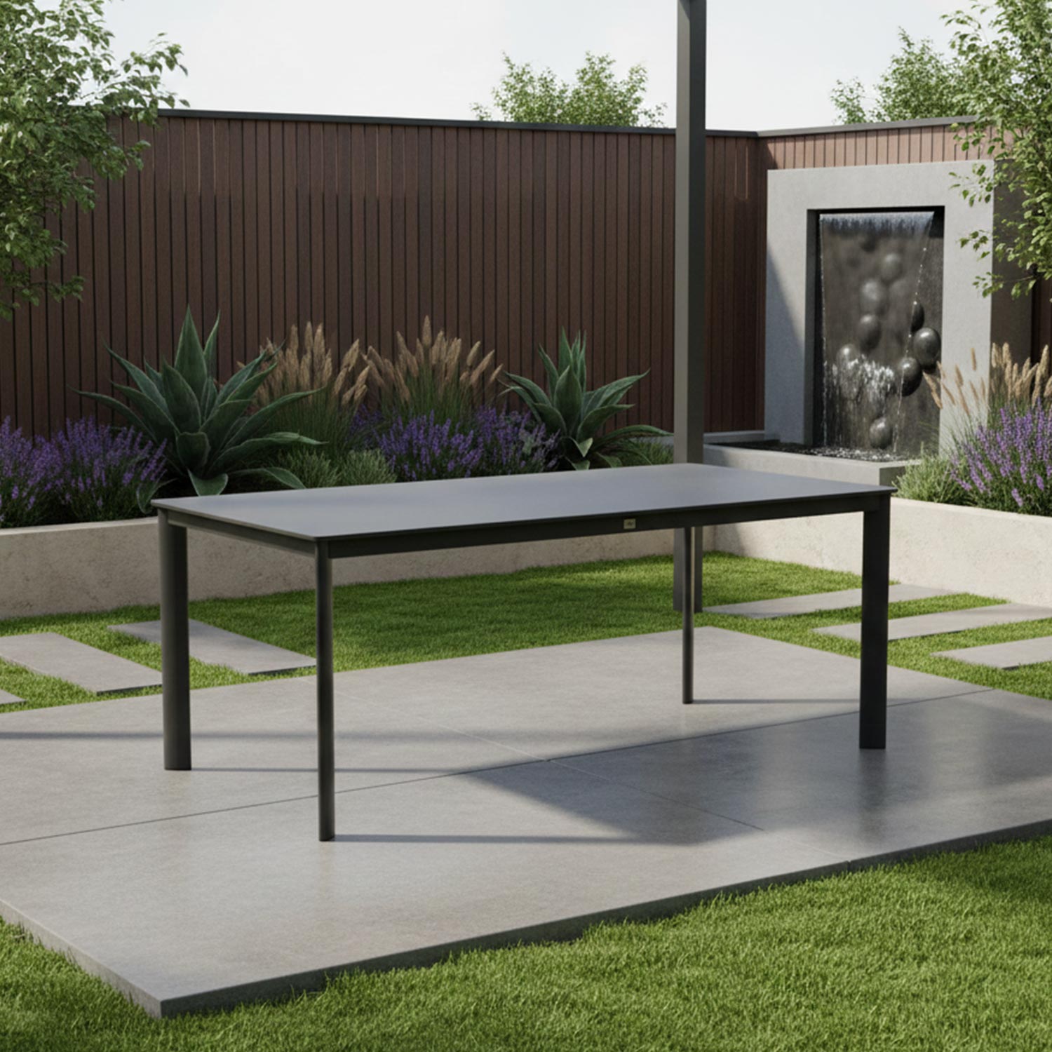 Laud BEIDA 180x90xH75cm, must