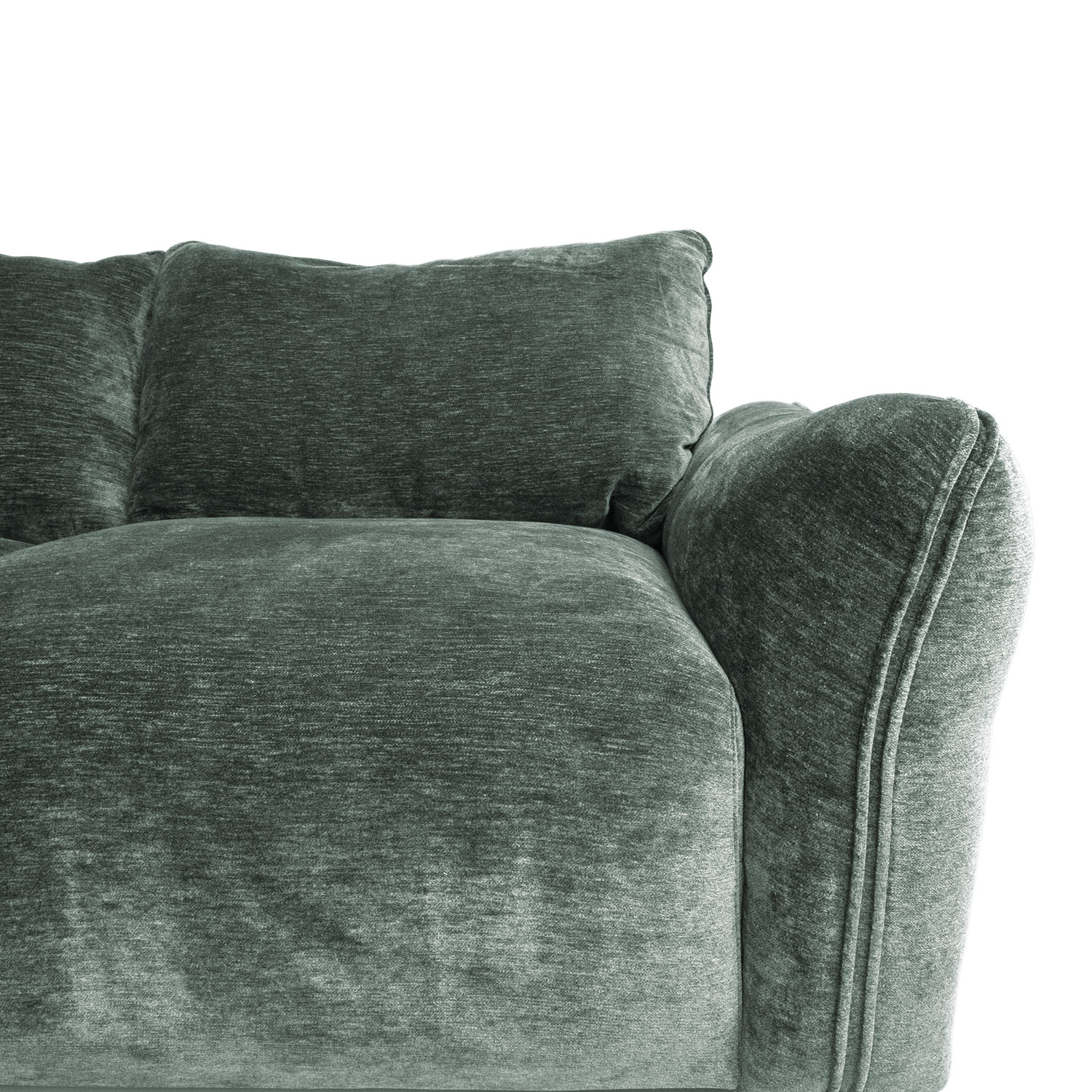 Nurgadiivan ja tumba DIVI 2176x276x102xH84cm, mündiroheline